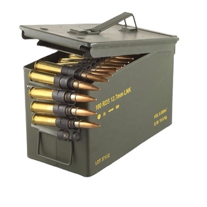 Caja de Munición Metálica Negra Verde Oliva M19A1 M2A1 PA60 PA108 <span class=keywords><strong>PA120</strong></span> M548 30 CAL - Product Image 1