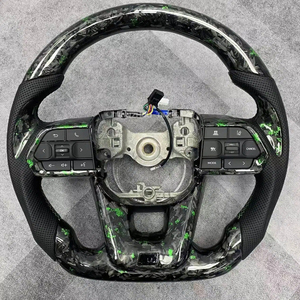 <span class=keywords><strong>Volante</strong></span> <span class=keywords><strong>Deportivo</strong></span> de Fibra de Carbono Forjado Personalizado CE para Toyota Sienna, Voxy, Highlander, Avalon, Tundra, Harrier, Allion, Venza, Rush - Product Image 3