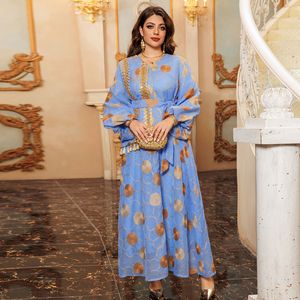Nouvelle <span class=keywords><strong>Djellaba</strong></span> musulmane à manches longues, style long, tendance - Product Image 4