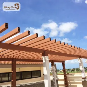 Aanpassen Pergola Met Alle Accessoires Wpc Composiet Pergola Voor Park