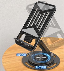 2024 nuevo soporte de escritorio para teléfono inteligente con Base giratoria <span class=keywords><strong>360</strong></span> soporte plegable para teléfono móvil tableta soporte para teléfono móvil para escritorio - Product Image 5