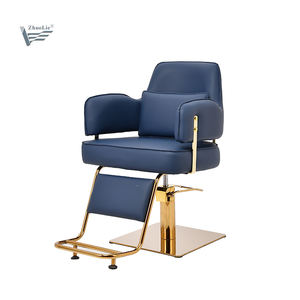 Tabouret de Salon pour coiffeur, chaise à 1 pièce, de couleur bleue, à style pour Salon - Product Image 3