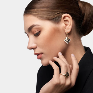 Boucles d'oreilles longues de luxe pour femmes, bijoux élégants et raffinés avec pierres de zircone cubique étincelantes pour fêtes et mariages - Product Image 6