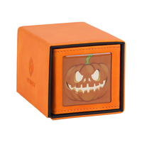Boîte de rangement pour cartes en cuir PU tendance pour cartes de jeu, couleur et logo personnalisables, capacité de plus de 100 jeux de cartes