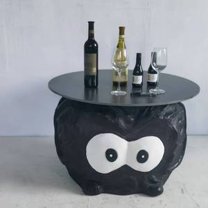 Lámpara LED de <span class=keywords><strong>Totoro</strong></span> de Hayao Miyazaki, Miniatura de Hada Luminosa, Linda Bola de Carbón Negra, Multifuncional, Minimalista Moderna, para Café - Product Image 2