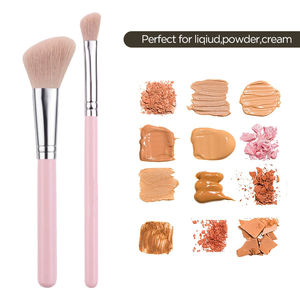 Set di Pennelli da Trucco di Lusso OEM con Etichetta Privata, Alta Qualità, Vegani, Rosa, da Viaggio, Logo Personalizzato - Product Image 5