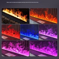 Humidificateur 3D à effet de brume pour foyer domestique, avec armoire décorative intégrée, style européen, flamme artificielle