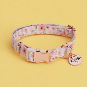 Collar para Perro Elegante y Estilizado con Estampado de Lujo, Ajustable, de Algodón Cómodo, Personalizado, Duradero y Suave, Accesorio para Mascotas, Talla XS, Venta al Por Mayor - Product Image 1