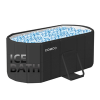 Baignoire Gonflable Promotionnelle de Qualité Supérieure en PVC pour Spa, Douche et Rééducation Sportive Adulte, Pliable et Portable