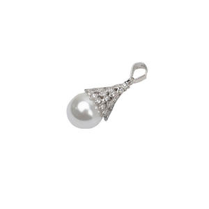 Collier pendentif en argent S925 tendance, accessoire polyvalent pour femmes, support creux pour perles, pendentifs et breloques fins 723 - Product Image 5
