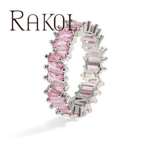 Rakol RP251 Bague Cristal Ajustable Plaqué Or Zircon - Product Image 6