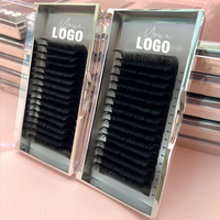 Meecil Premium Silk Eyelash Extensions Trays Handmade Cashmere Matte Lash Extensions