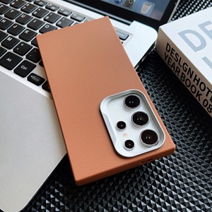 เคสโทรศัพท์ Samsung S26U ลายหนังเทียมเรียบง่าย, เคสป้องกัน S24 FE, เคส S25 A37 A56 รุ่นใหม่ ให้สัมผัสนุ่มพรีเมียม - Product Image 5