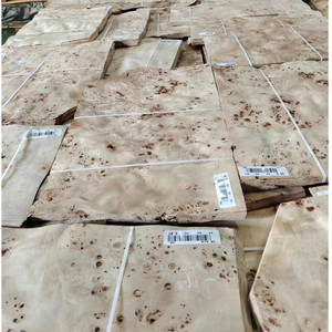0.50mm tự nhiên Mỹ mappa Burl gỗ Veneer rắn với lông cừu/giấy trở lại ở kích thước tùy chỉnh - Product Image 1
