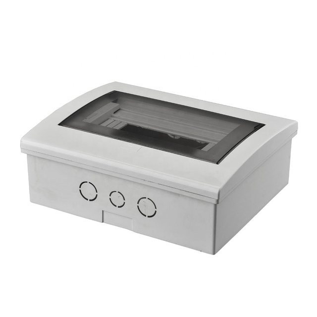 Surface Mounted 9-way Plastic Mcb Box Distribution Db Box Mcb Distribution Board  Power Distribution Equipment