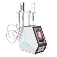 Meilleur Prix – Appareil Facial EMS Chaud/Froid à 4 Poignées de Travail, Température et Temps Réglables, Multilingue, Hydratant et Liftant pour Salon