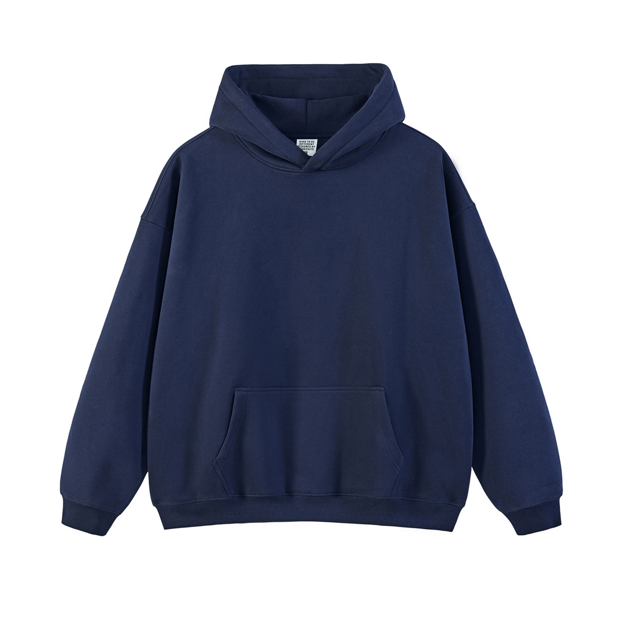 เสื้อฮู้ดสีน้ำเงินเข้ม