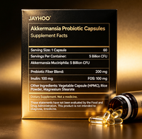 Capsules de probiotiques JAYHOO Akkermansia Muciniphila 5 milliards d'UFC, mélange prébiotique, complément alimentaire pour la santé intestinale