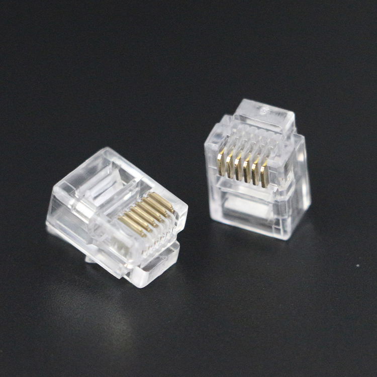PC Material Modular Plug Boot 6P6C CAT3 Rj12 Modular Plug
