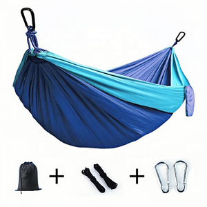 CZFIT Amaca <span class=keywords><strong>da</strong></span> Campeggio Pieghevole <span class=keywords><strong>in</strong></span> Tela Nylon per 1-2 Persone, Doppio Uso, a Strisce Colorate, per Esterni, Fornitore all'Ingrosso - Product Image 3