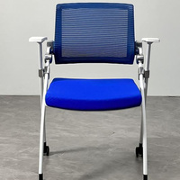 Chaise de train de formation pliable moderne directe d'usine chaise d'école nordique chaise d'étude d'étudiant pliante avec table pour adultes