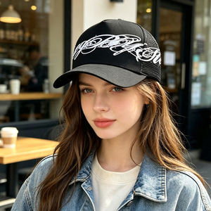 Gorras de Camionero Unisex Premium de Verano, Gorras de Béisbol con Logotipo Bordado, Malla Ajustable, Cierre a Presión de Plástico, Gorras de Golf Personalizadas - Product Image 1