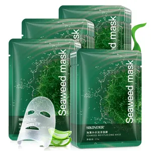 Private label seaweed moisturizing mask Thai skin care shrink pore control oil mask