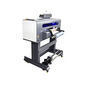 a2 three tx800 printer dtf uv with laminator for mobile case boxes metal glass uv dtf a3 roll to roll printer with laminating