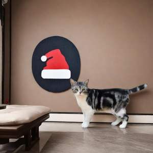 2024 a parete Pet artiglio Board gatto Scratcher cartone verticale gatto graffio cane gatto mobili per proteggere i giocattoli di natale - Product Image 3