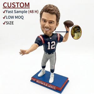 Figura Personalizada de Jugador de Fútbol <span class=keywords><strong>Americano</strong></span>, Estatuilla de Resina para Aficionados al Deporte, Regalo de Aniversario de Equipo - Product Image 1