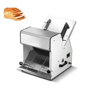 Máquina comercial de fazer pão para padaria, fatiador de pão, 2024