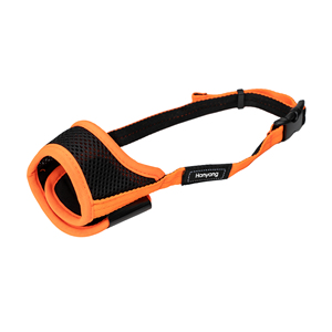 Hanyang OEM Tùy Chỉnh Không Có Vỏ Cây Không Khí Lưới Có Thể Điều Chỉnh Chó Mõm Thoáng Khí Mềm Mại Chống Cắn sủa Nhai Pet Mõm Cho Chó Lớn - Product Image 3