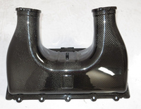 Boîtier d'admission d'air en fibre de carbone léger et brillant pour Ferrari 458 Engine Bay Mod