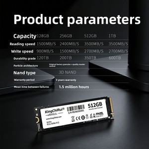 Glorexon Dahili M.2 NVMe Katı Hal Sürücüsü 1TB/256GB/128GB Dizüstü Bilgisayarlar ve Masaüstü Bilgisayarlar için PCIe 3.0 Uyumlu - Product Image 5