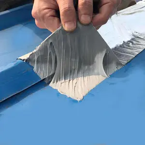 Cinta de butilo impermeable, papel de aluminio para conexión de techo corrugado