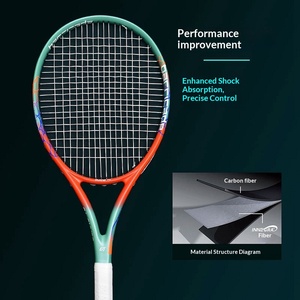 Raquette de tennis adulte en carbone intégral, rebond élevé, unisexe, professionnelle, haute performance, vente en gros - Product Image 3