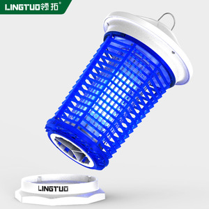 Lingtuo - Trampa Eléctrica para Mosquitos de 18 W para Exteriores, con Diseño Resistente a la Lluvia, para Uso en Jardines - Product Image 4