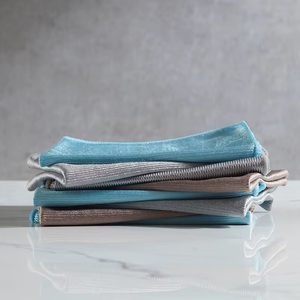 Chiffon de nettoyage en microfibre de qualité fantastique Oeko Tex 300GSM sans peluches pour vitres, pare-brise, miroirs, acier inoxydable, pour voiture - Product Image 5