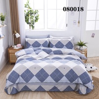 100% coton Housse de Couette Maison 4 Pièces Lit Feuille Ensemble Qualité Couette Ensemble de Literie textile de maison
