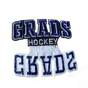 Holesale-Parche de poliéster personalizado con logotipo de lona, Parche de sarga con prensado en caliente para planchar - Product Image 3