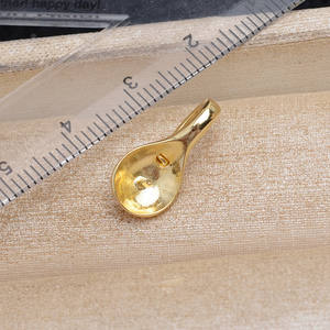 Pendentif Cuillère Brillante en Argent Pur S925 Wenchi, Accessoires 9-10 avec Fermoir Bijoux Modèle 13715, Apprêts et Composants de Bijouterie - Product Image 2