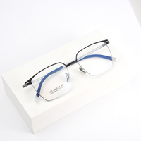 2024 gafas de diseño cuadrado Retro de titanio puro de negocios de moda gafas de lujo para hombres y mujeres marco óptico gafas ultraligeras