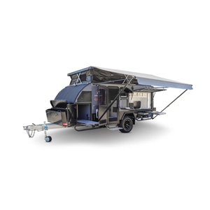 Rimorchio Overland Resistente con Telaio Antiruggine e Sospensioni Rinforzate per Campeggio <span class=keywords><strong>a</strong></span> Lungo Termine - Product Image 3