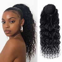 Extensions de cheveux humains brésiliens 100 % vierges Remy en gros, 30 pouces, queues de cheval à pointe en U, 100 g, marque Amygirl, ondulations naturelles et ondulations aquatiques