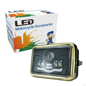 MOTOLED CG125 Barako 6*4 Inch Moto Assemblage Phare Projecteur Lentille DC12V Moto Système D'éclairage - Product Image 1