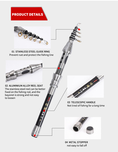 Ultra Light Carbon 10ft <span class=keywords><strong>ปลา</strong></span><span class=keywords><strong>คา</strong></span><span class=keywords><strong>ร์</strong></span>พ Rod Telescopic ไฟเบอร์กลาสตกปลามือวาด Pod Surf น้ำจืดน้ำเค็ม Pole - Product Image 4