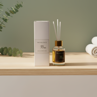 Ensemble de diffuseur de parfum écologique avec bâtonnets en rotin et flacon en verre, aromathérapie pour la maison et le bureau