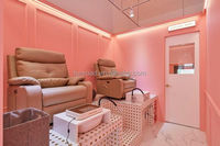 Design d'intérieur de salon de beauté, idées de décoration pour ongles, mobilier de boutique personnalisé, manucure et pédicure