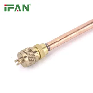 IFAN HVAC air conditioner spare parts 1/4'' brass access valve