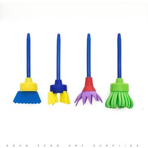 Set di Pennelli in Spugna <span class=keywords><strong>per</strong></span> Bambini Bview Art da 23 Pezzi - Kit Artistico Completo con Tavolozza e Timbri <span class=keywords><strong>per</strong></span> Disegni Fai-da-Te e Lavoretti <span class=keywords><strong>per</strong></span> Bambini - Product Image 5